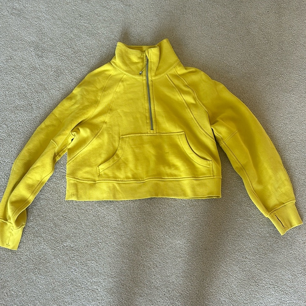 Lululemon Funnel Neck Crop Quarter Zip